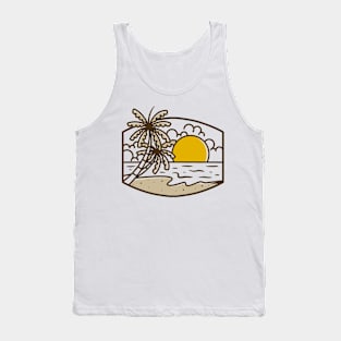 Beach landscape Tank Top